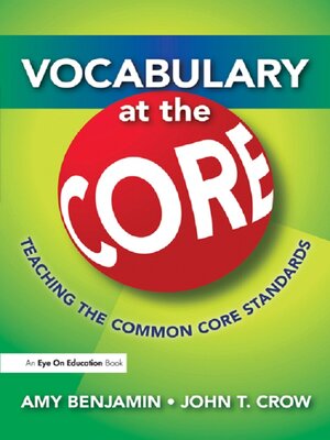cover image of Vocabulary at the Core